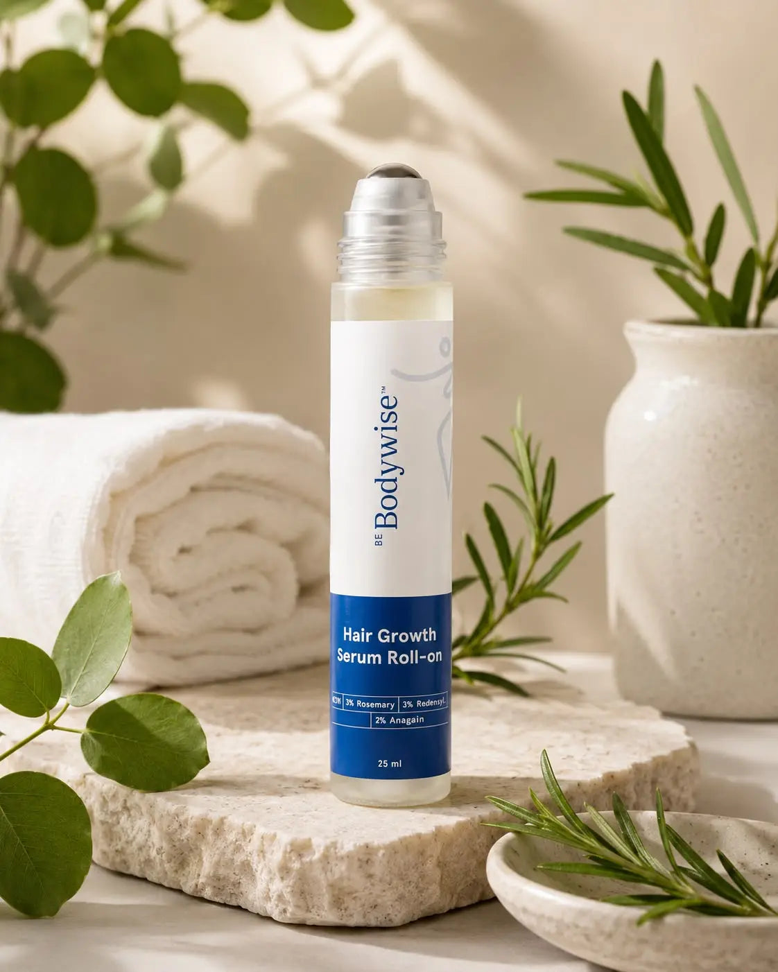 Lenzios Roll-On de Crecimiento Capilar — Activador de Cabello Nuevo