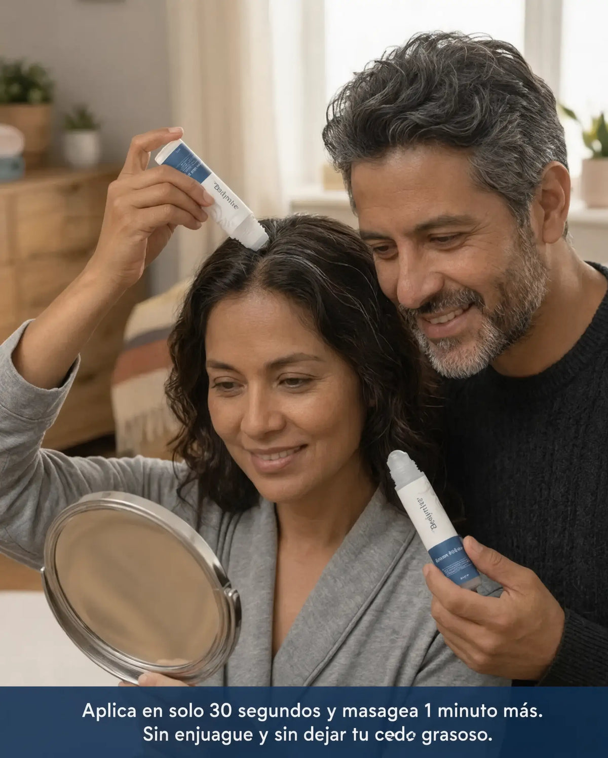 Lenzios Roll-On de Crecimiento Capilar — Activador de Cabello Nuevo